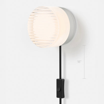 Crisp LED Plug-In Wall Light in Detail.