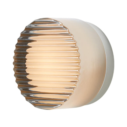 Crisp LED Wall Light in Chrome/Natural Anodized.