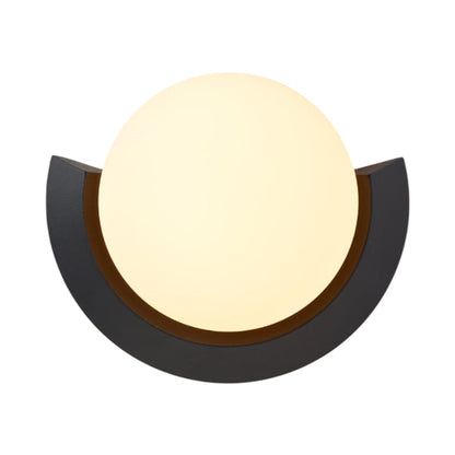 Cuff LED Wall Light in Matte Black.