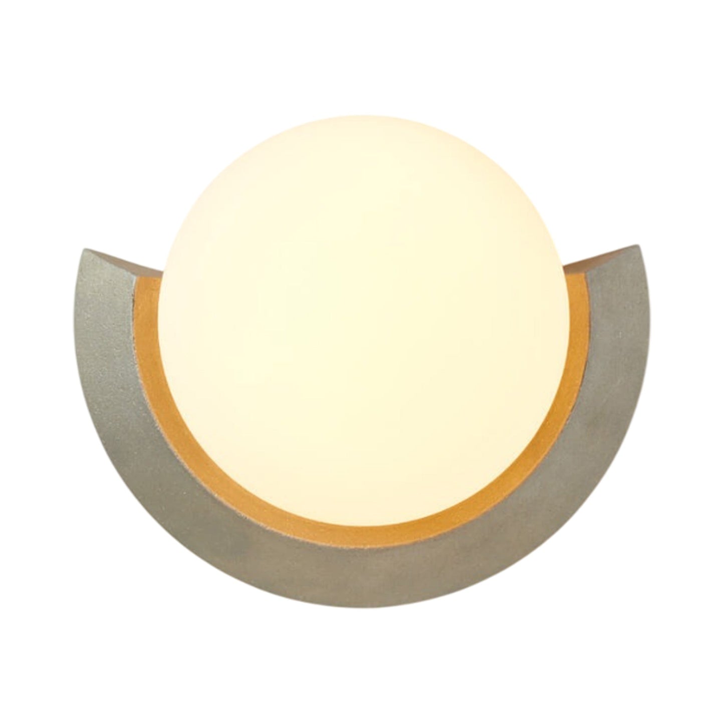 Cuff LED Wall Light in Natural Aluminum.
