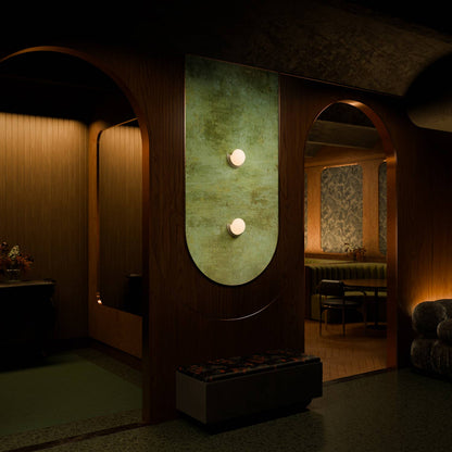 Cuff LED Wall Light in restaurant.
