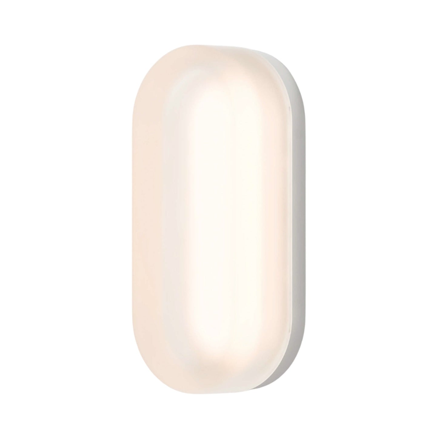 Dimple Dash LED Wall Light in Frosted/Natural.