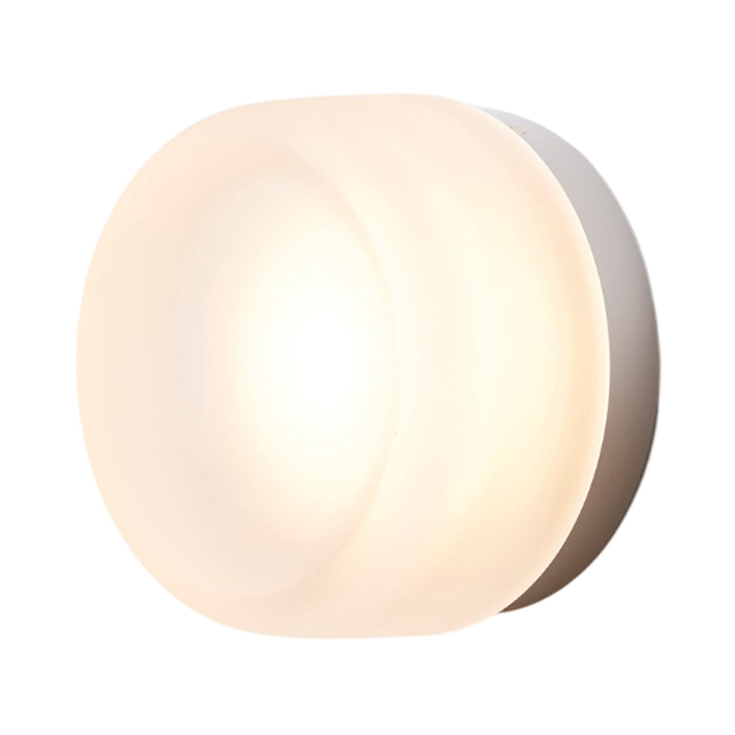 Dimple LED Wall Light in Frosted/Natural Anodized.