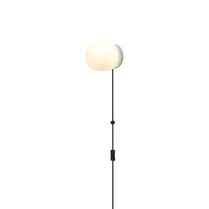 Hoist LED Plug-In Wall Light in Cream White (Large).