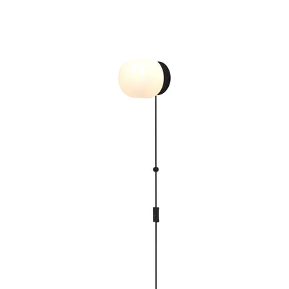 Hoist LED Plug-In Wall Light in Matte Black(Large).