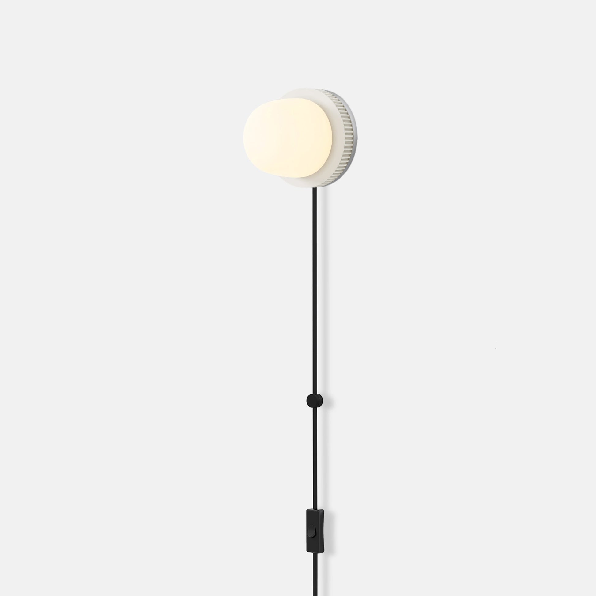 Hoist LED Plug-In Wall Light in Detail.