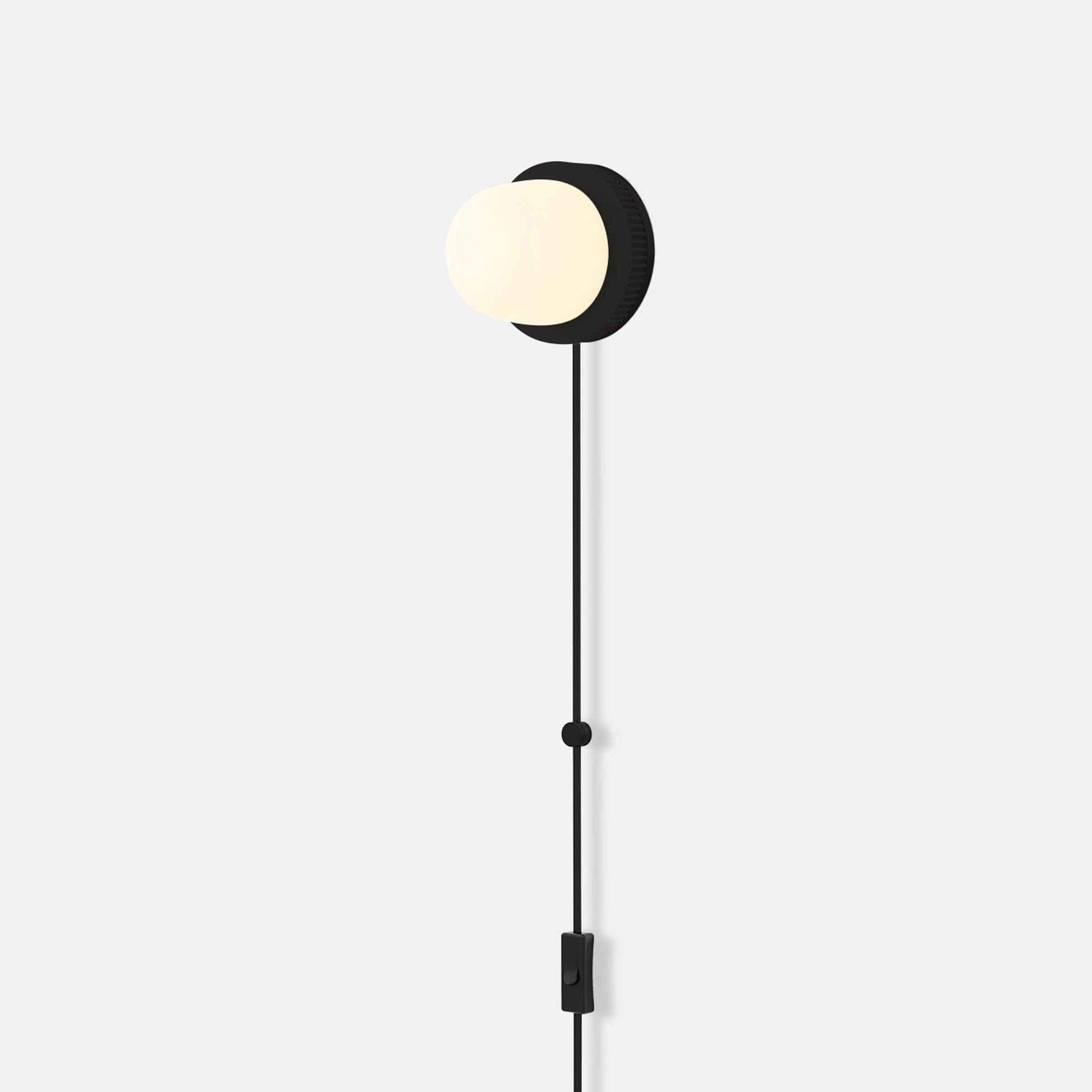 Hoist LED Plug-In Wall Light in Detail.