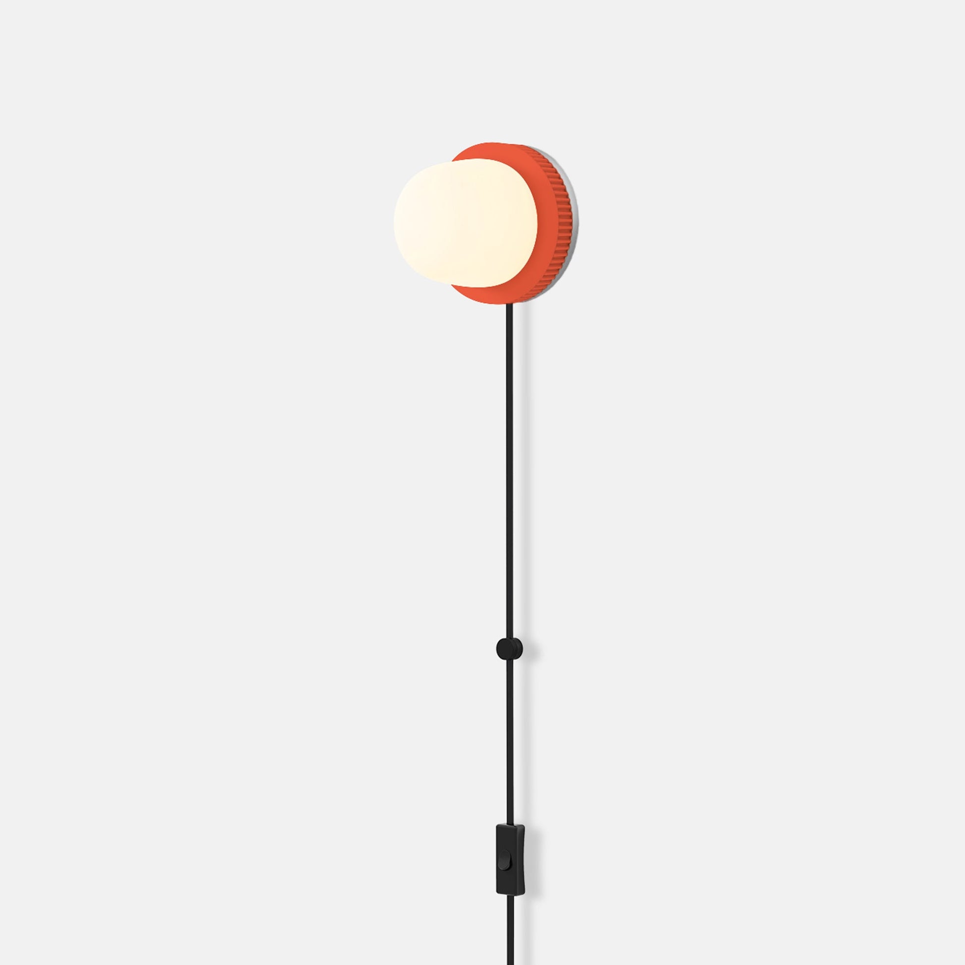 Hoist LED Plug-In Wall Light in Detail.