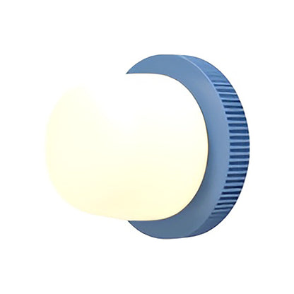 Hoist LED Wall Light in Blue Gloss (Small).