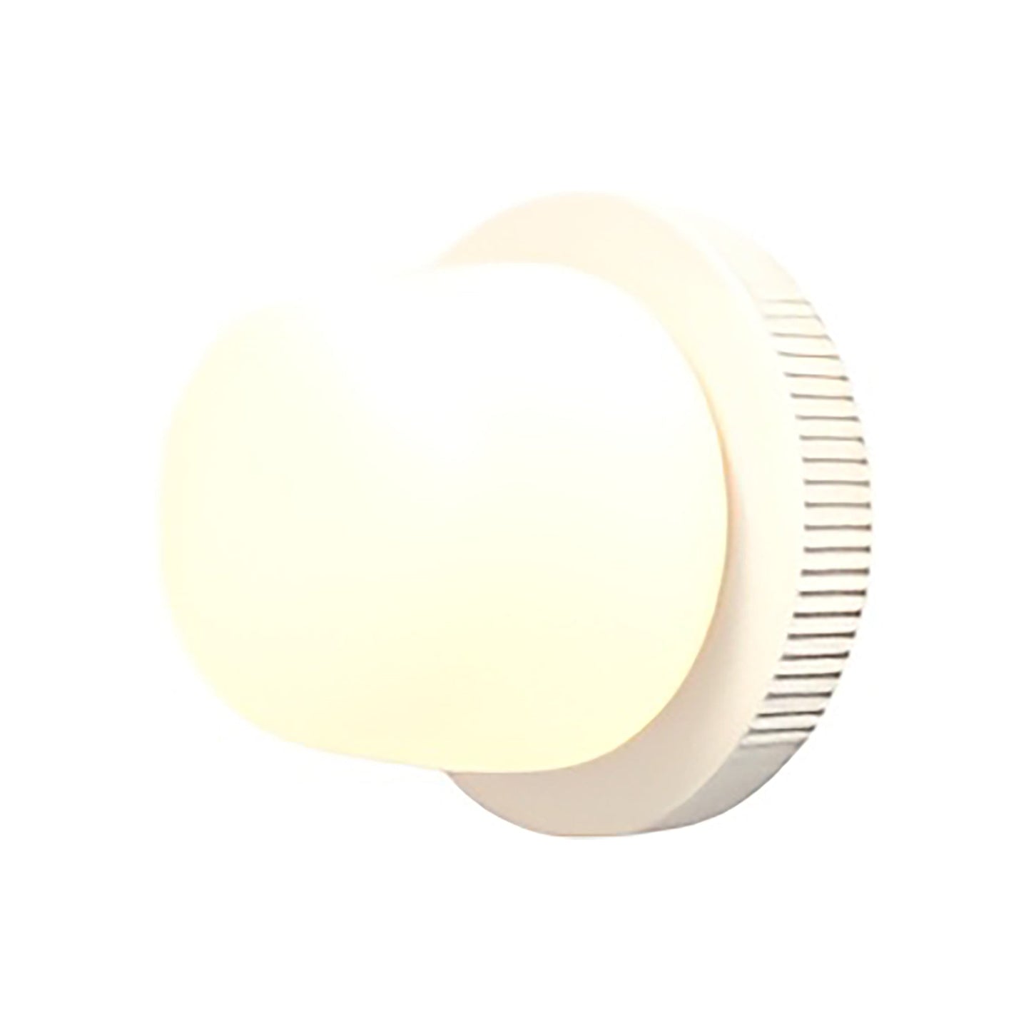 Hoist LED Wall Light in Cream White (Small).