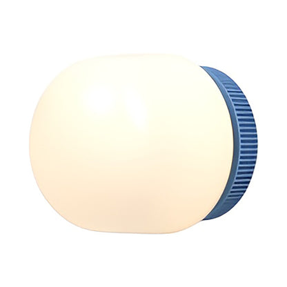 Hoist LED Wall Light in Blue Gloss (Large).