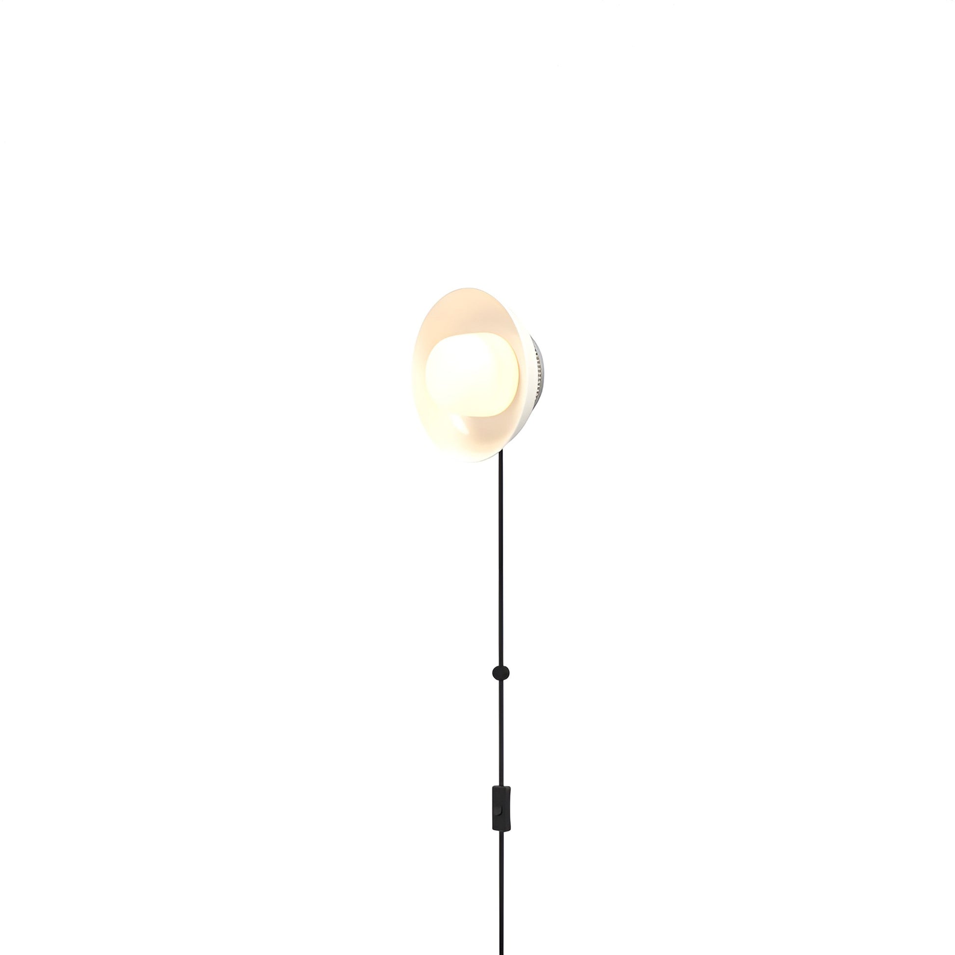 Hoist Shade LED Plug-In Wall Light.