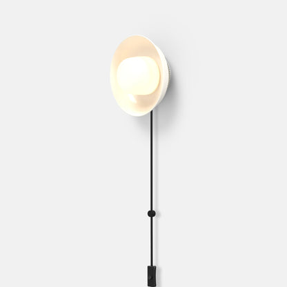 Hoist Shade LED Plug-In Wall Light in Detail.