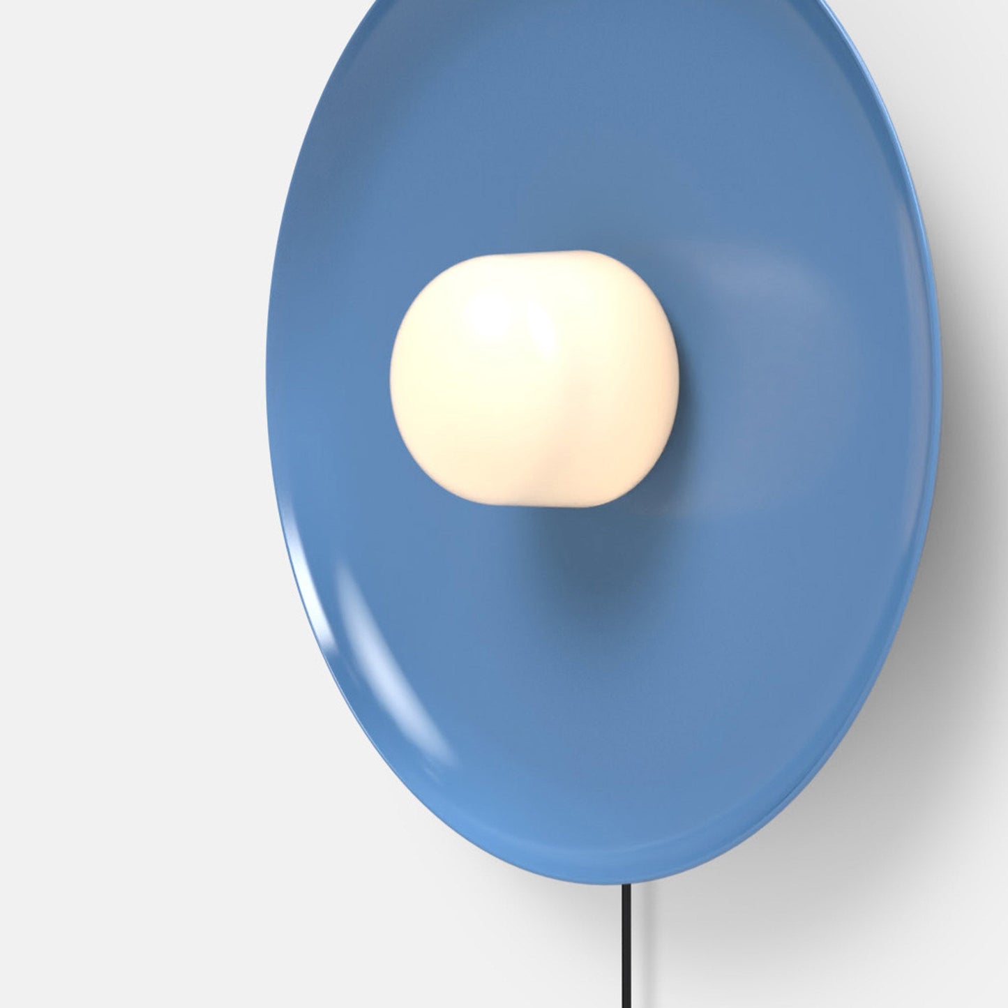 Hoist Shade LED Plug-In Wall Light in Detail.