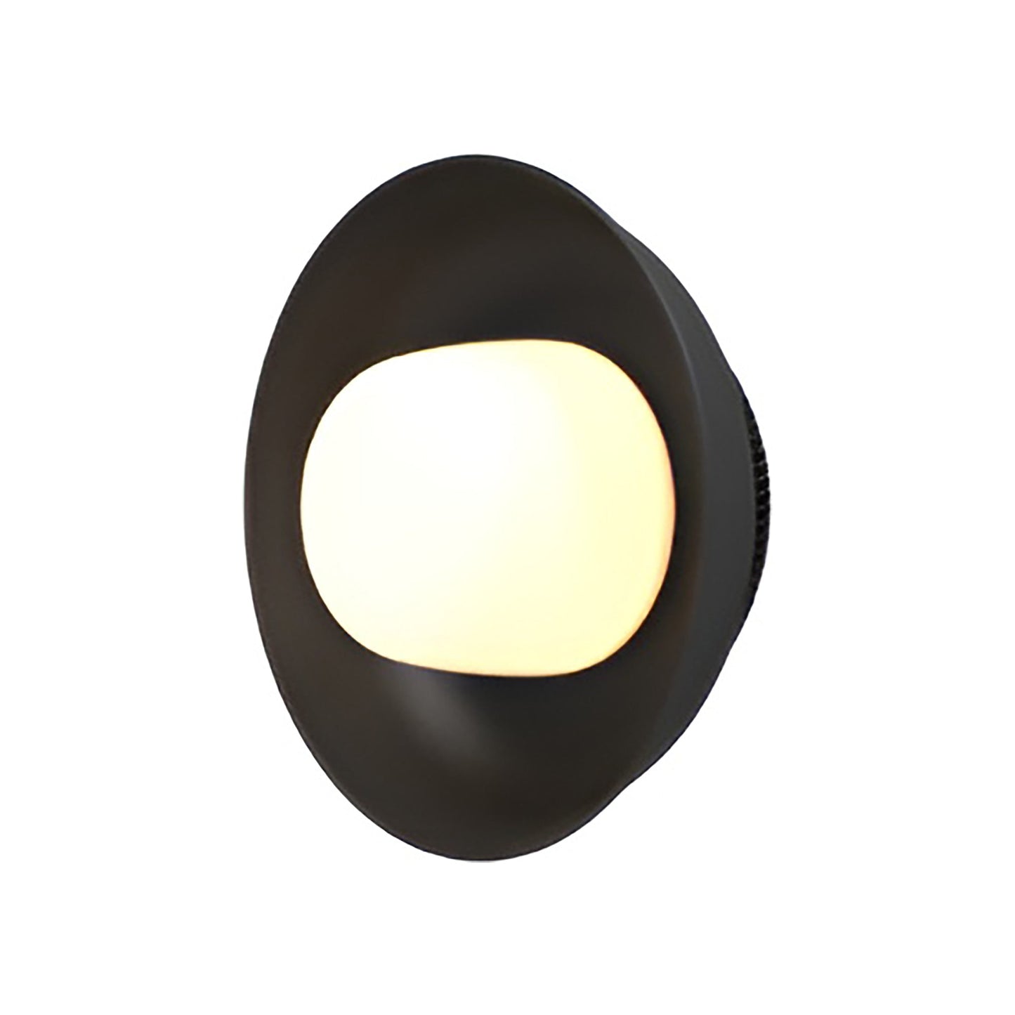 Hoist Shade LED Wall Light in Matte Black (Small).