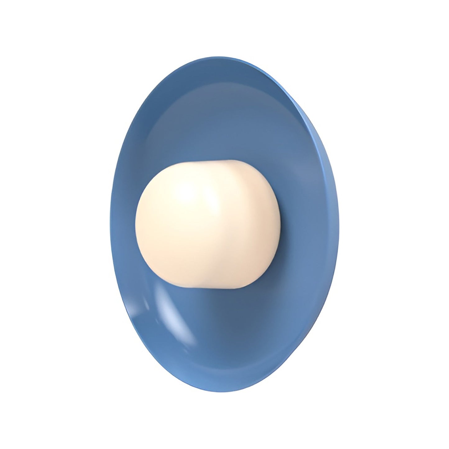 Hoist Shade LED Wall Light in Blue Gloss (Medium).
