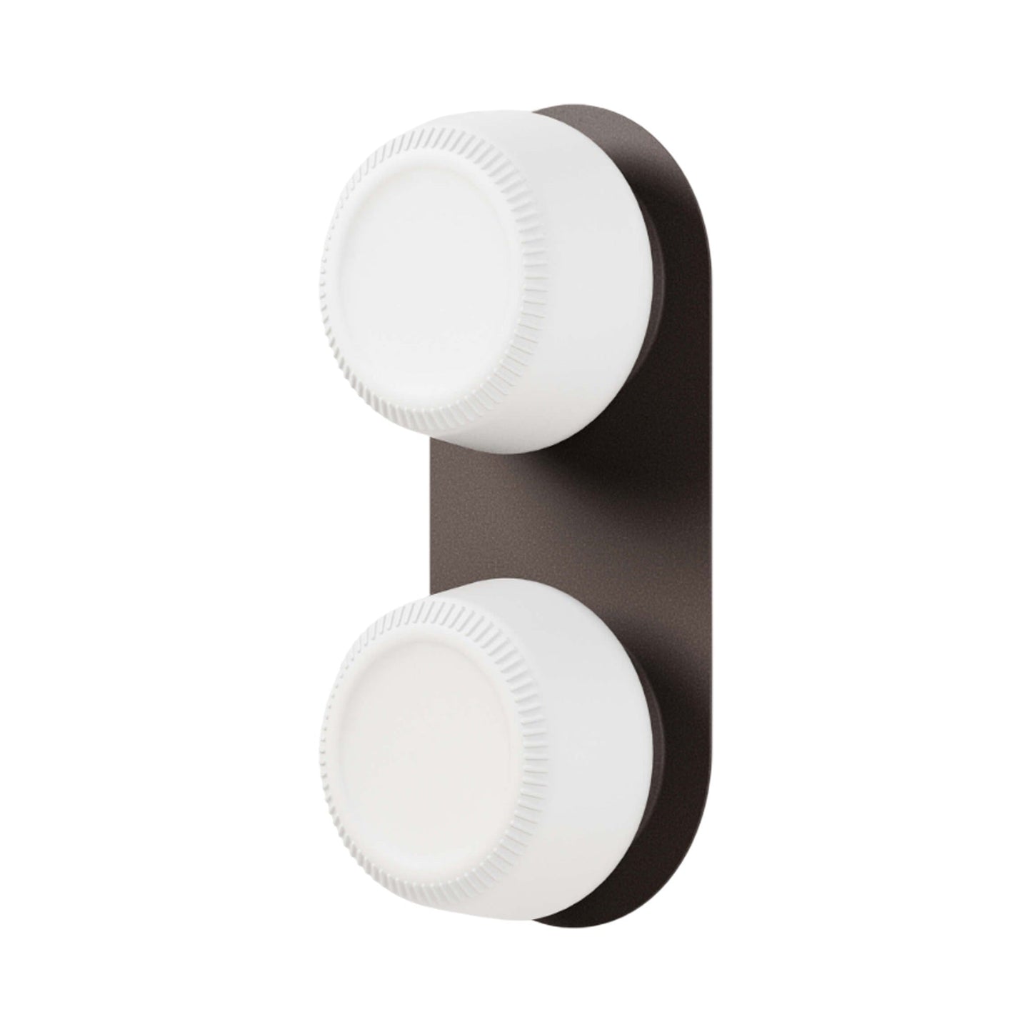 Pastille 2 LED Bath Wall Light in Breccia (Ribbed).