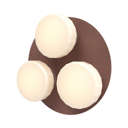 Pastille Cluster LED Wall Light in Breccia (Faceted).