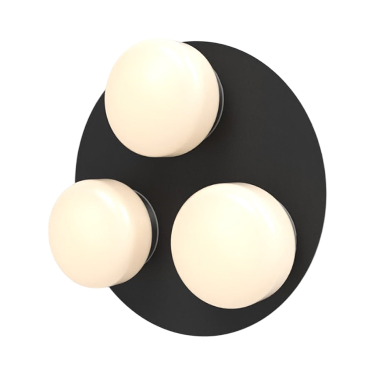 Pastille Cluster LED Wall Light in Matte Black (Droplet).