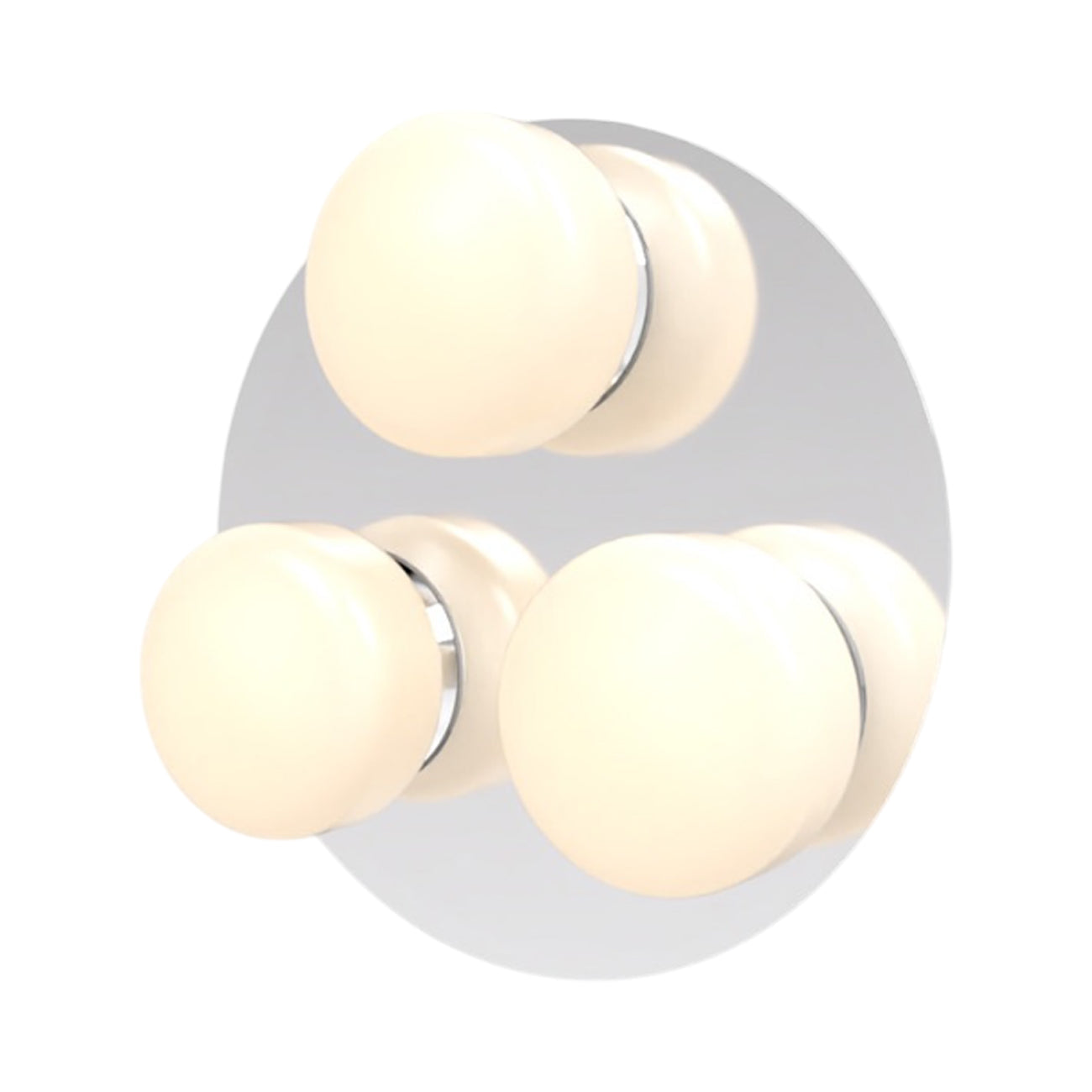 Pastille Cluster LED Wall Light in Polished Chrome (Droplet).