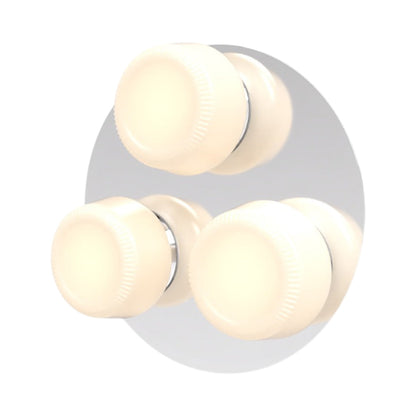 Pastille Cluster LED Wall Light in Polished Chrome (Ribbed).