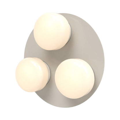 Pastille Cluster LED Wall Light in Silk Grey (Droplet).
