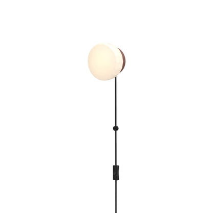 Pastille Collar Corded LED Plug-In Wall Light in Breccia (Faceted).