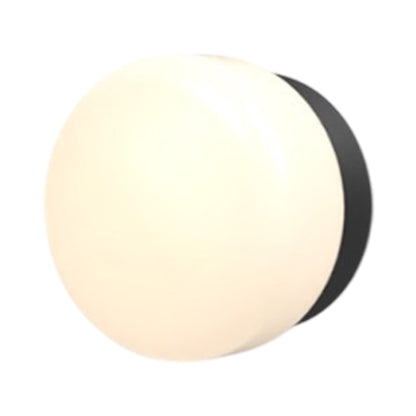 Pastille Collar LED Wall Light in Matte Black (Droplet).