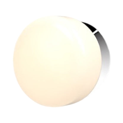 Pastille Collar LED Wall Light in Polished Chrome (Droplet).