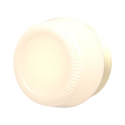 Pastille Collar LED Wall Light in Satin Brass (Ribbed).