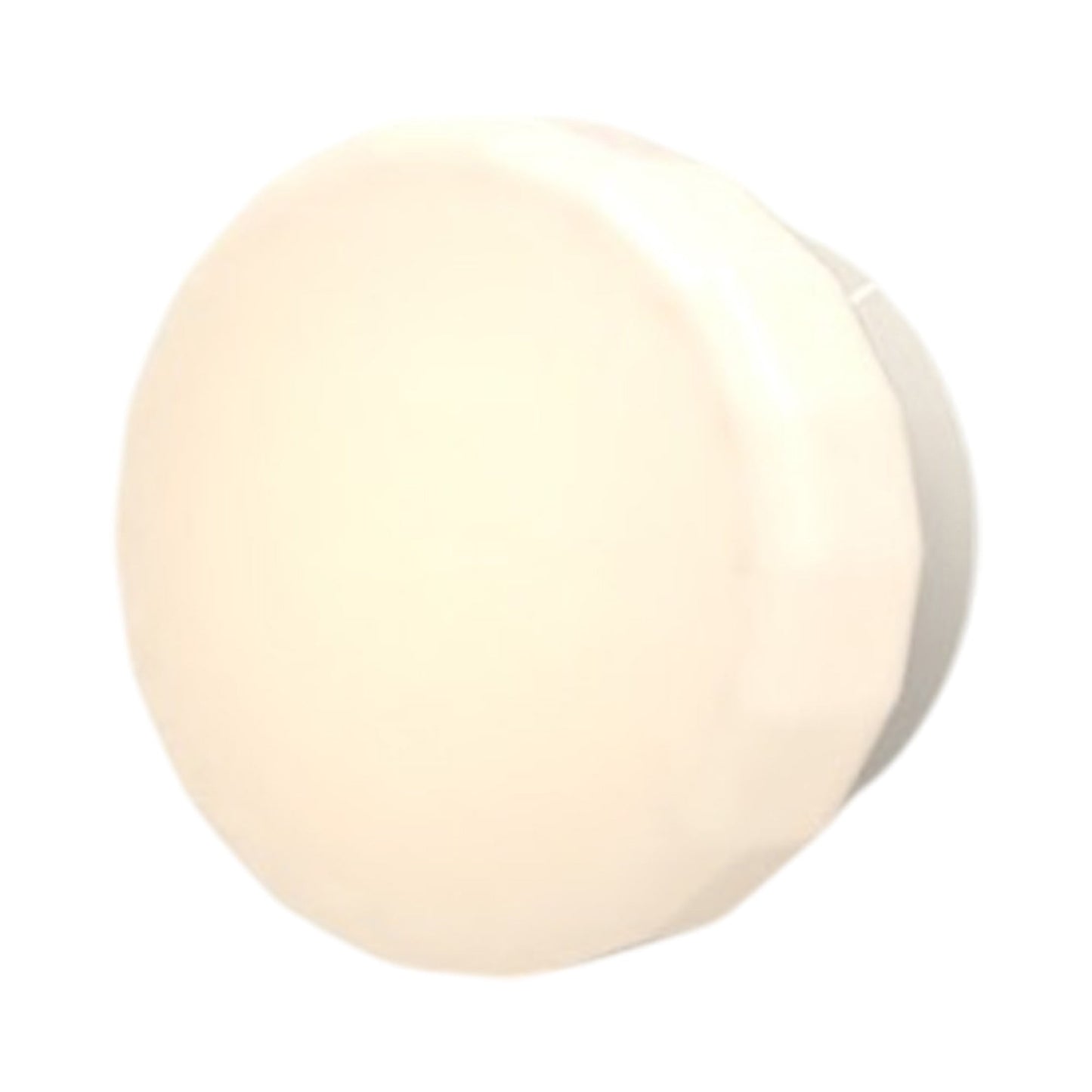 Pastille Collar LED Wall Light in Silk Grey (Faceted).