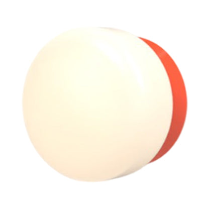 Pastille Collar LED Wall Light in Vermilion (Droplet).