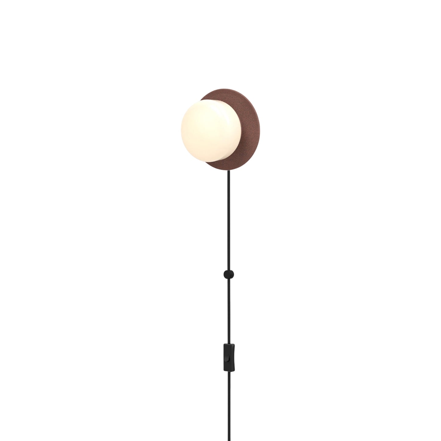 Pastille Disc Corded LED Plug-In Wall Light in Breccia (Droplet).