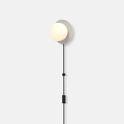 Pastille Disc Corded LED Plug-In Wall Light in Detail.
