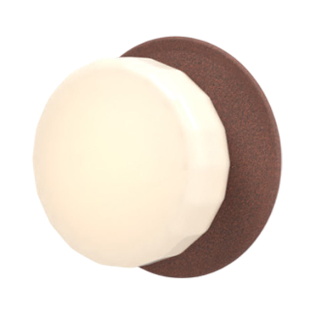 Pastille Disc LED Wall Light in Breccia (Faceted).
