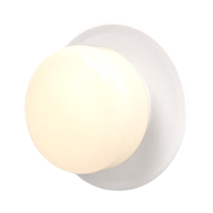 Pastille Disc LED Wall Light in Matte White (Droplet).