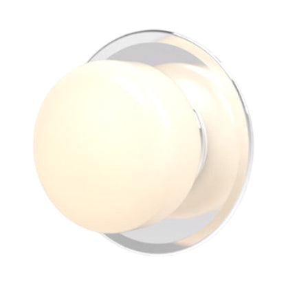 Pastille Disc LED Wall Light in Polished Chrome (Droplet).