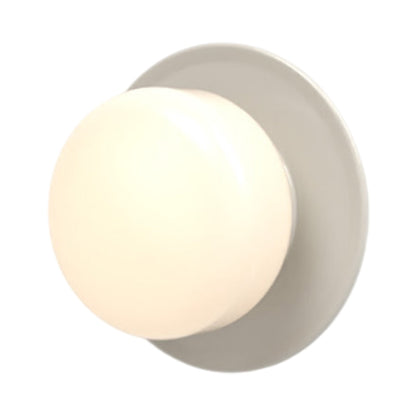 Pastille Disc LED Wall Light in Silk Grey (Droplet).