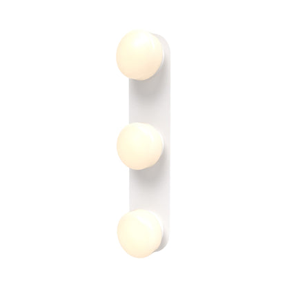 Pastille LED Bath Vanity Light in Matte White (Droplet).