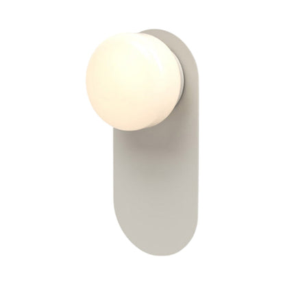 Pastille LED Bath Wall Light in Silk Grey (Droplet).