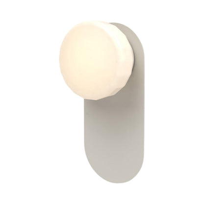 Pastille LED Bath Wall Light in Silk Grey (Faceted).