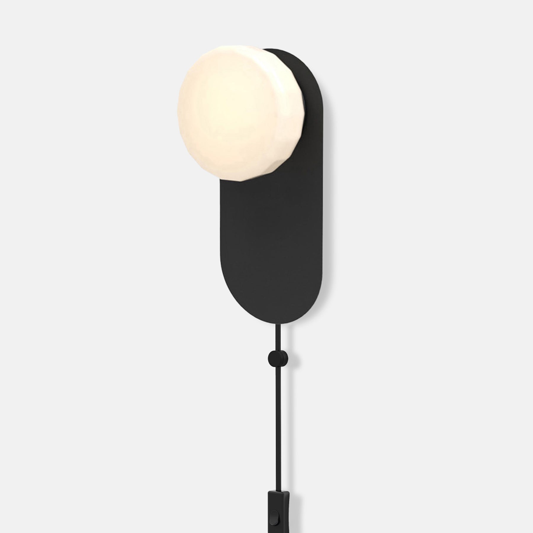 Pastille LED Plug-In Bath Wall Light in Detail.