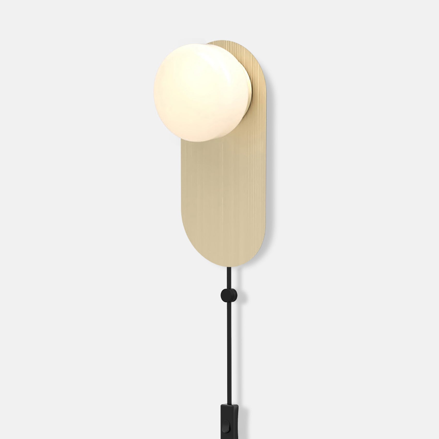 Pastille LED Plug-In Bath Wall Light in Detail.