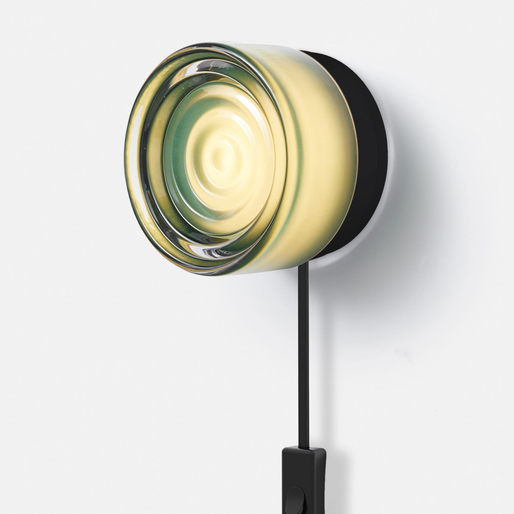 Ripple LED Plug-In Wall Light in Detail.