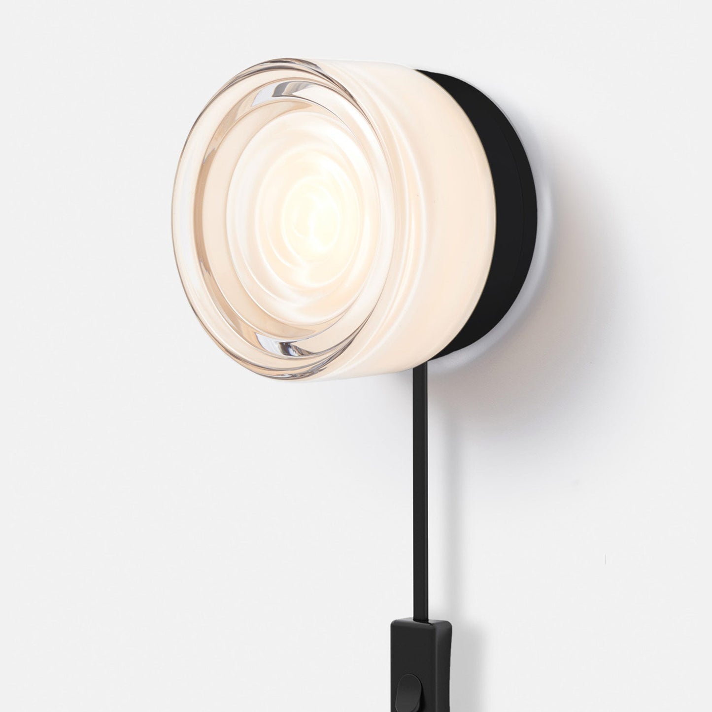 Ripple LED Plug-In Wall Light in Detail.