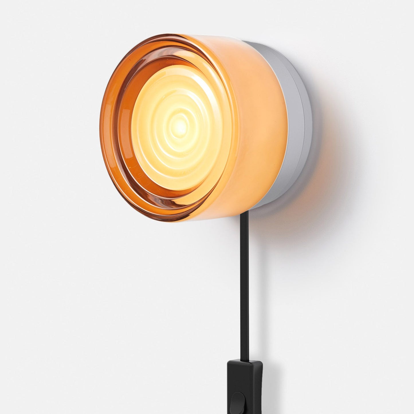 Ripple LED Plug-In Wall Light in Detail.