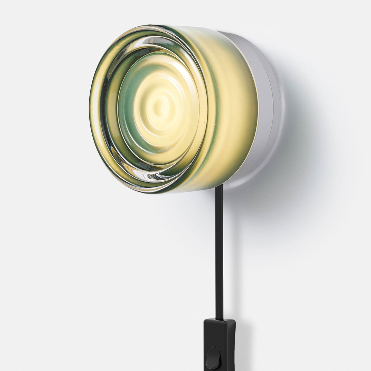 Ripple LED Plug-In Wall Light in Detail.