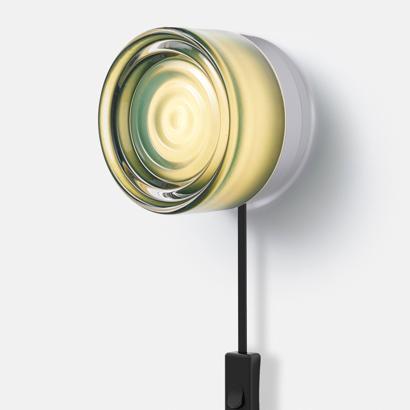 Ripple LED Plug-In Wall Light in Detail.