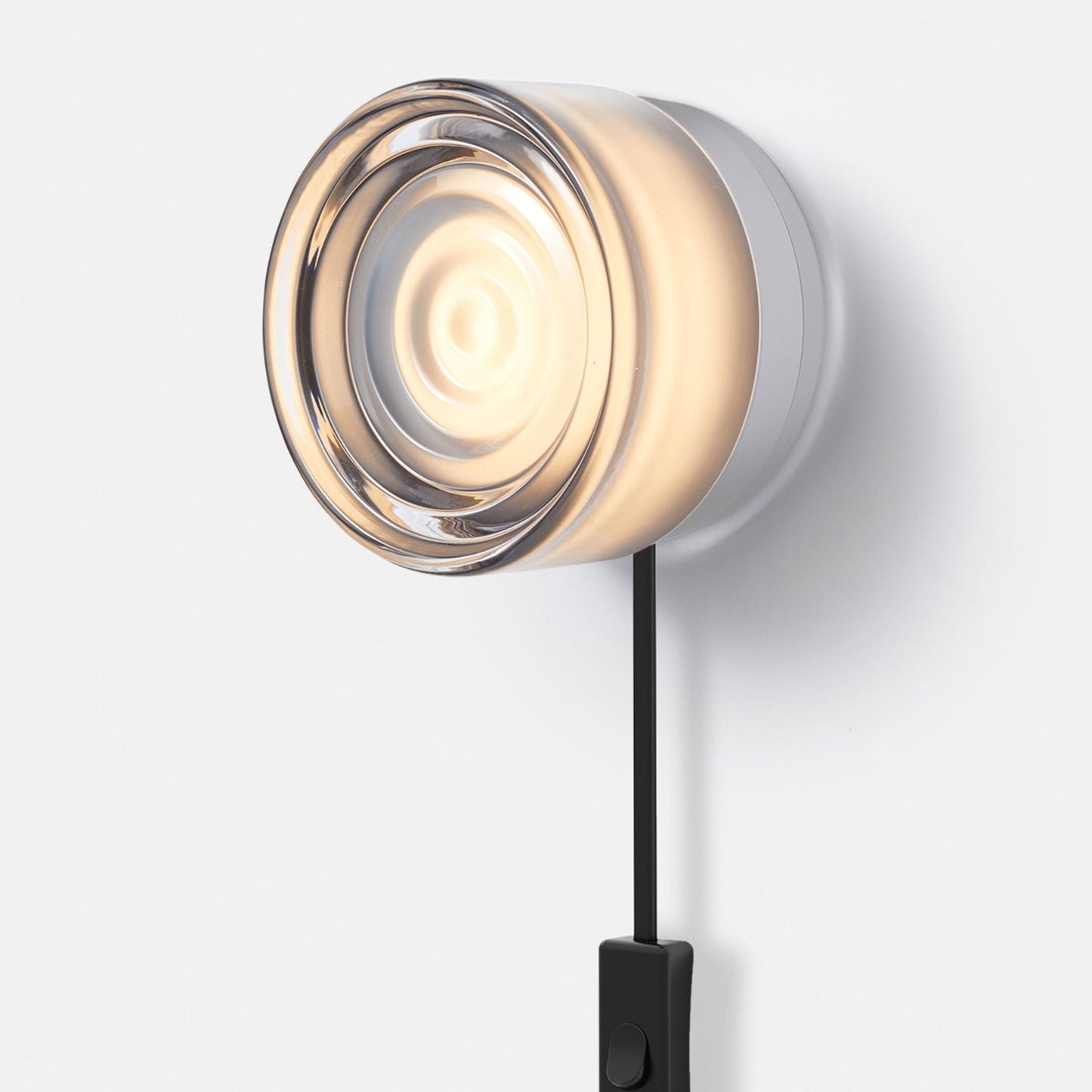 Ripple LED Plug-In Wall Light in Detail.