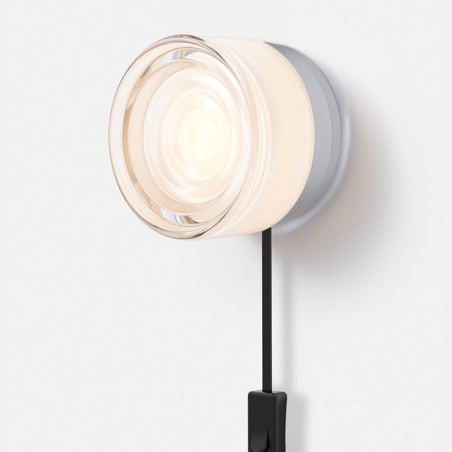 Ripple LED Plug-In Wall Light in Detail.
